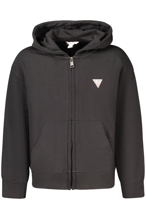 Guess Jeans Felpa Con Zip Bambino Nero