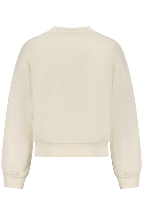 Guess Jeans Felpa Senza Zip Bambina Bianco