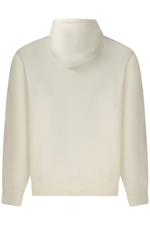 Guess Jeans Felpa Senza Zip Uomo Bianco