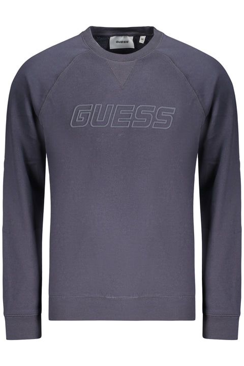 Guess Jeans Felpa Senza Zip Uomo Blu