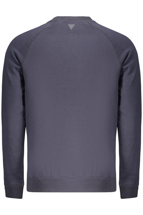 Guess Jeans Felpa Senza Zip Uomo Blu