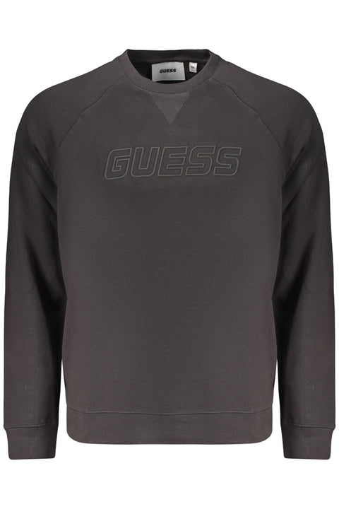 Guess Jeans Felpa Senza Zip Uomo Nero