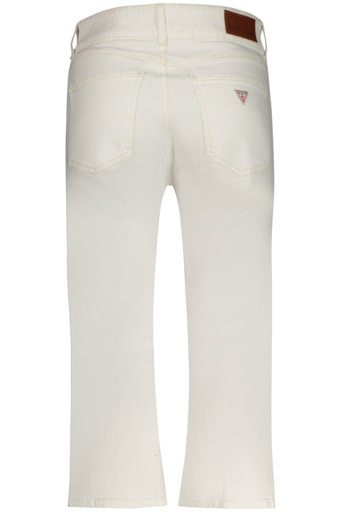Guess Jeans Jeans Pinocchietto Donna Bianco