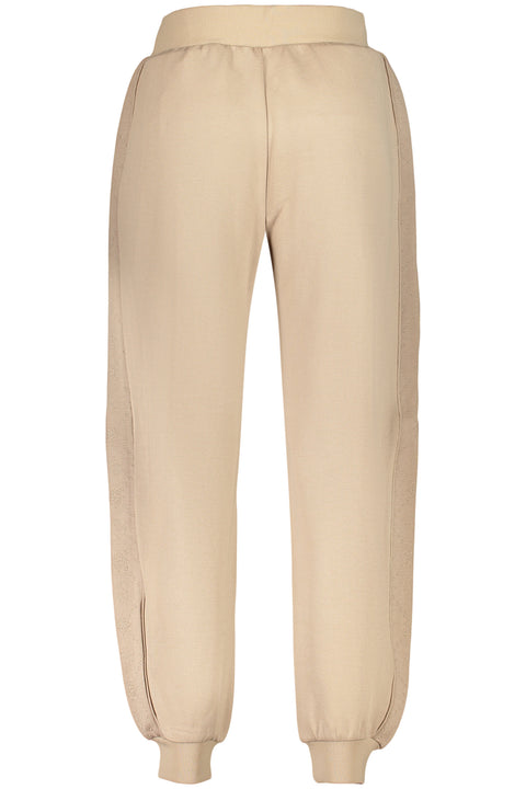 Guess Jeans Pantalone Tuta Lungo Donna Beige