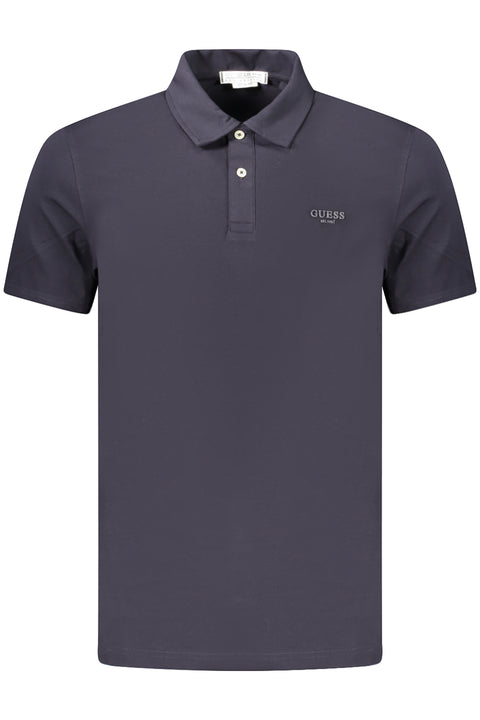 Guess Jeans Polo Maniche Corte Uomo Blu