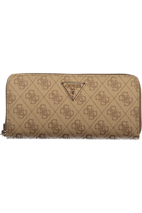Guess Jeans Portafoglio Donna Beige