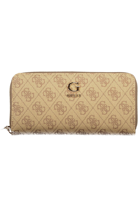 Guess Jeans Portafoglio Donna Beige
