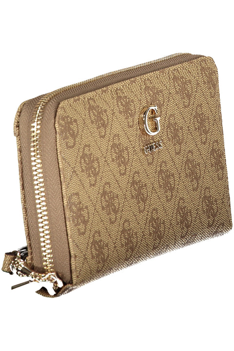 Guess Jeans Portafoglio Donna Beige