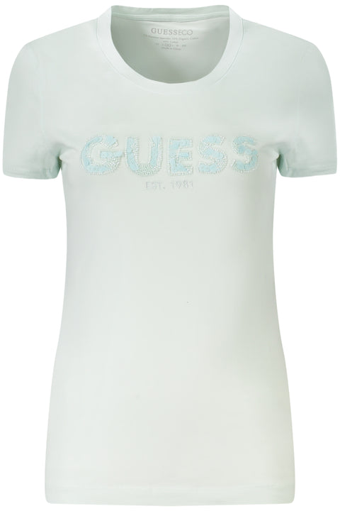 Guess Jeans T-Shirt Maniche Corte Donna Azzurro