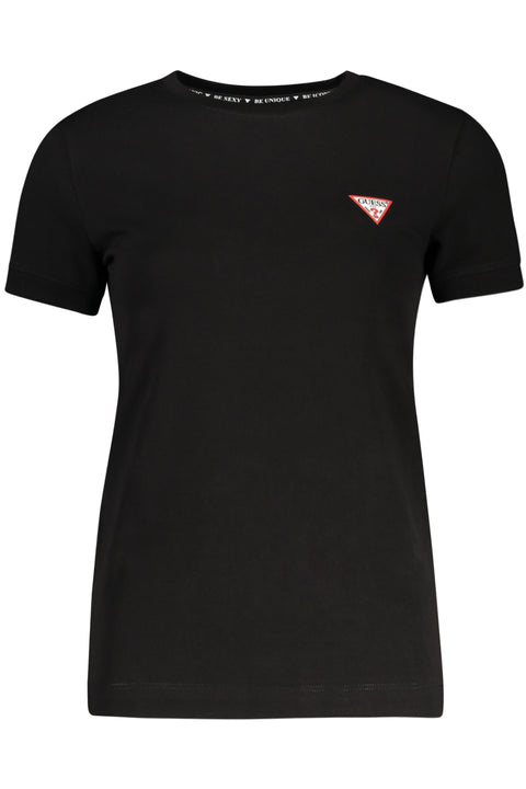 Guess Jeans T-Shirt Maniche Corte Donna Nero
