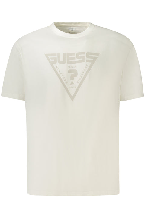 Guess Jeans T-Shirt Maniche Corte Uomo Bianco