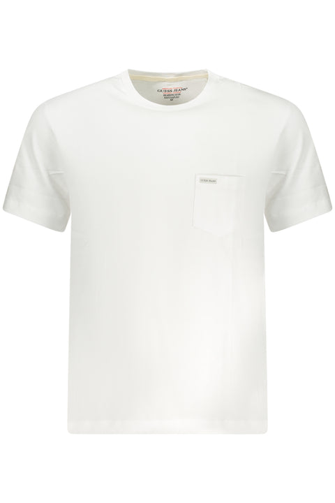 Guess Jeans T-Shirt Maniche Corte Uomo Bianco