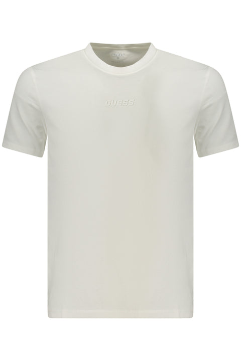 Guess Jeans T-Shirt Maniche Corte Uomo Bianco
