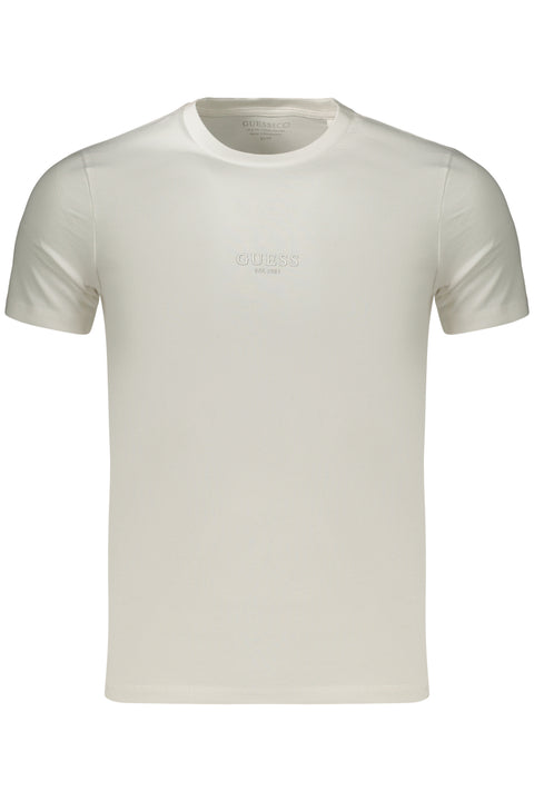 Guess Jeans T-Shirt Maniche Corte Uomo Bianco