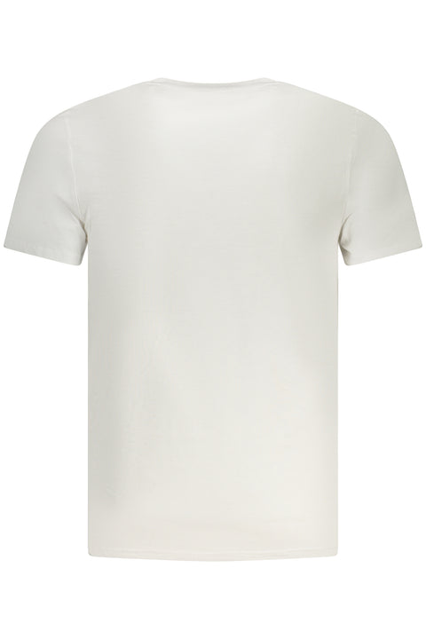 Guess Jeans T-Shirt Maniche Corte Uomo Bianco