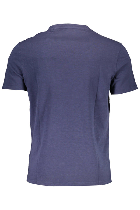 Guess Jeans T-Shirt Maniche Corte Uomo Blu