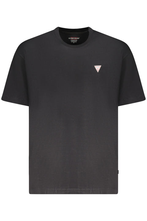 Guess Jeans T-Shirt Maniche Corte Uomo Nero