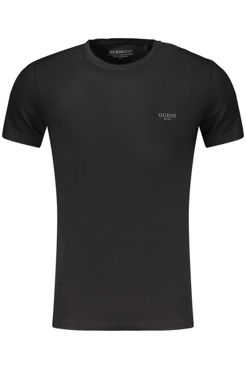 Guess Jeans T-Shirt Maniche Corte Uomo Nero