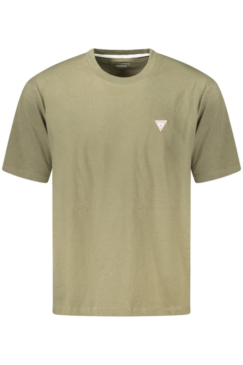 Guess Jeans T-Shirt Maniche Corte Uomo Verde