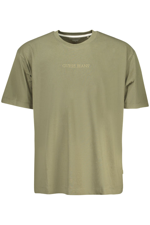 Guess Jeans T-Shirt Maniche Corte Uomo Verde