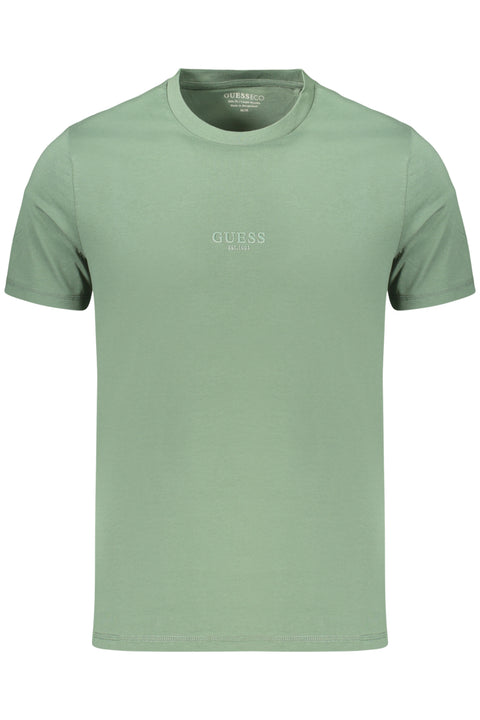 Guess Jeans T-Shirt Maniche Corte Uomo Verde