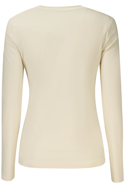 Guess Jeans T-Shirt Maniche Lunghe Donna Beige