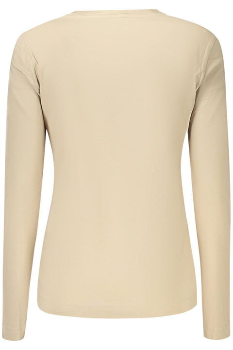 Guess Jeans T-Shirt Maniche Lunghe Donna Beige