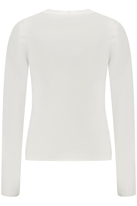 Guess Jeans T-Shirt Maniche Lunghe Donna Bianco