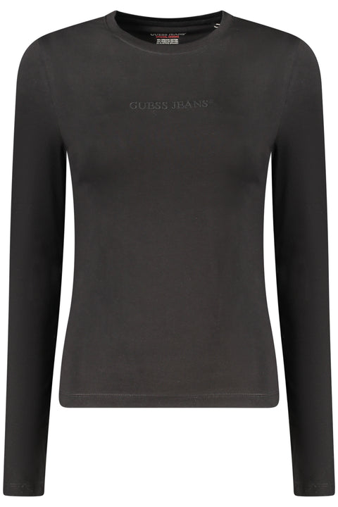 Guess Jeans T-Shirt Maniche Lunghe Donna Nero