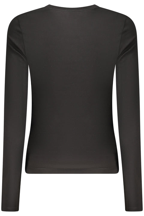 Guess Jeans T-Shirt Maniche Lunghe Donna Nero