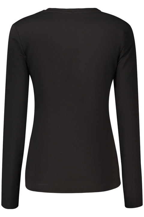 Guess Jeans T-Shirt Maniche Lunghe Donna Nero