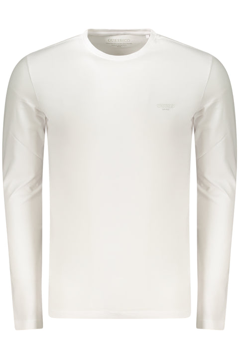 Guess Jeans T-Shirt Maniche Lunghe Uomo Bianco