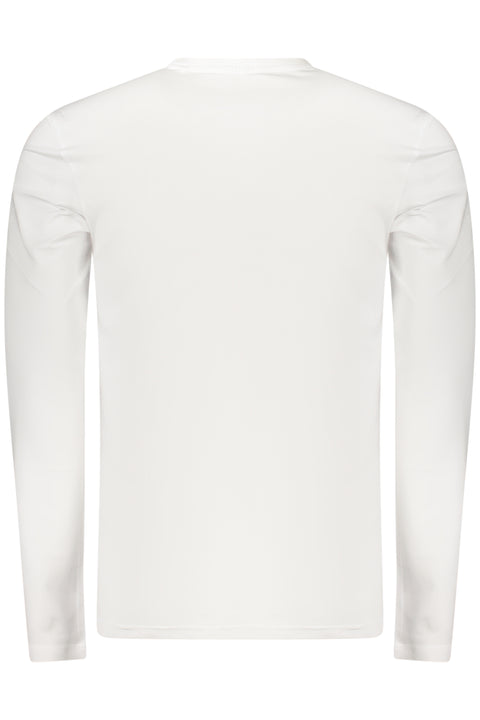Guess Jeans T-Shirt Maniche Lunghe Uomo Bianco