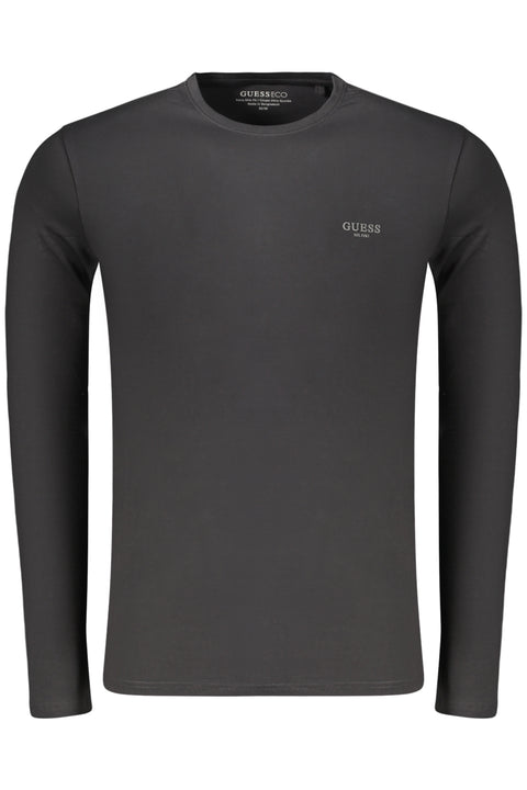 Guess Jeans T-Shirt Maniche Lunghe Uomo Nero