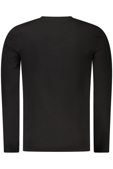 Guess Jeans T-Shirt Maniche Lunghe Uomo Nero
