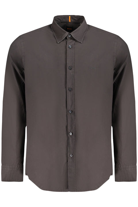 Hugo Boss Camicia Maniche Lunghe Uomo Nero