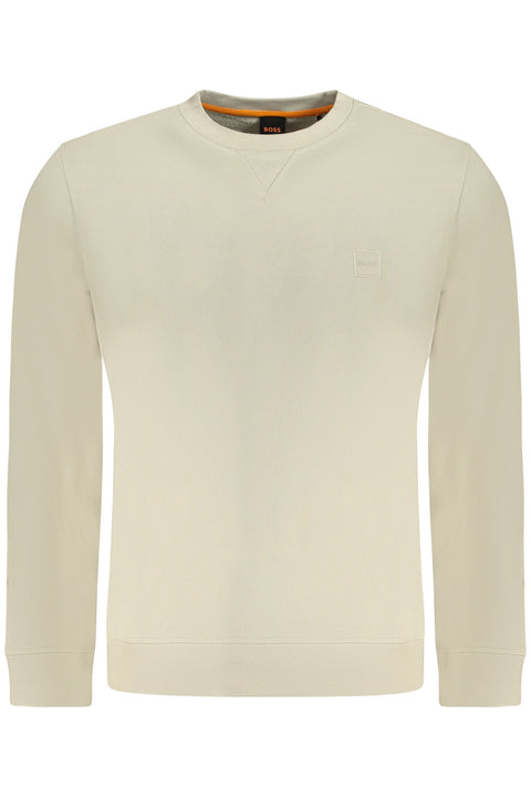 Hugo Boss Felpa Senza Zip Uomo Beige