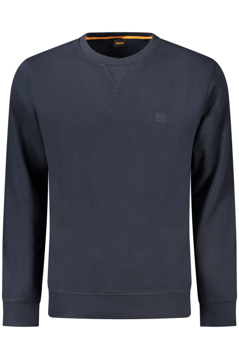 Hugo Boss Felpa Senza Zip Uomo Blu
