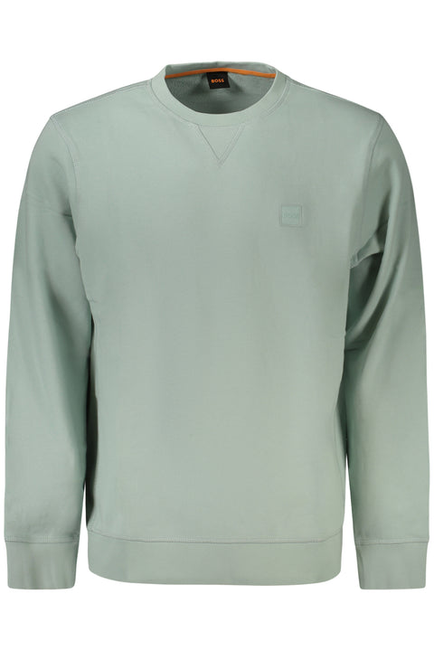 Hugo Boss Felpa Senza Zip Uomo Verde