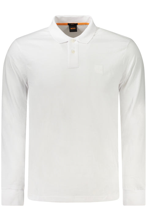 Hugo Boss Polo Maniche Lunghe Uomo Bianco