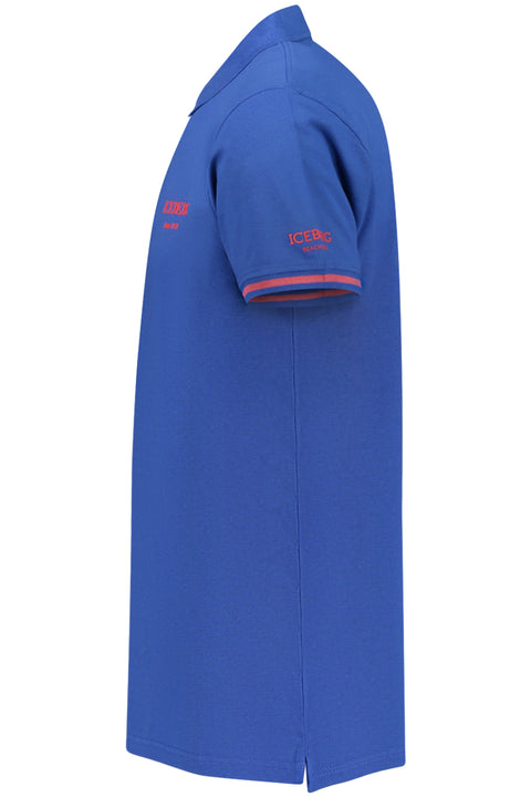 Iceberg Polo Maniche Corte Uomo Blu