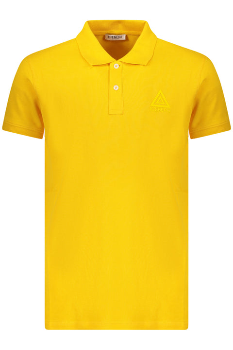 Iceberg Polo Maniche Corte Uomo Giallo