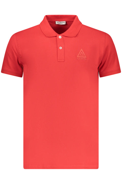Iceberg Polo Maniche Corte Uomo Rosso