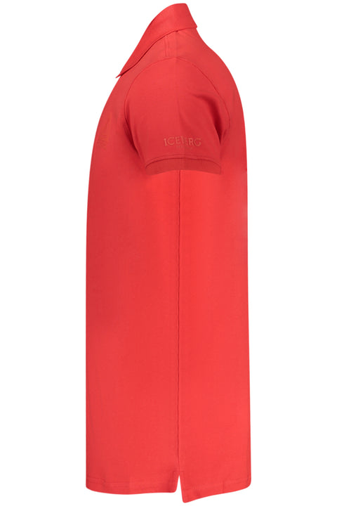 Iceberg Polo Maniche Corte Uomo Rosso