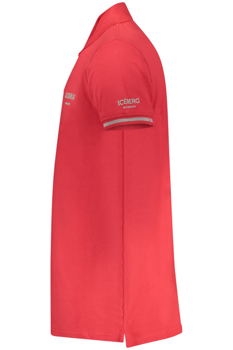 Iceberg Polo Maniche Corte Uomo Rosso