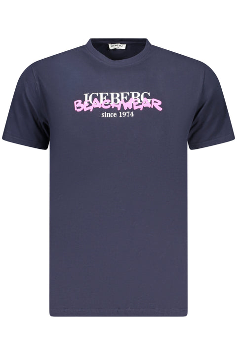 Iceberg T-Shirt Maniche Corte Uomo Blu