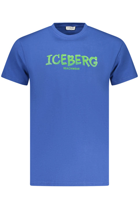 Iceberg T-Shirt Maniche Corte Uomo Blu