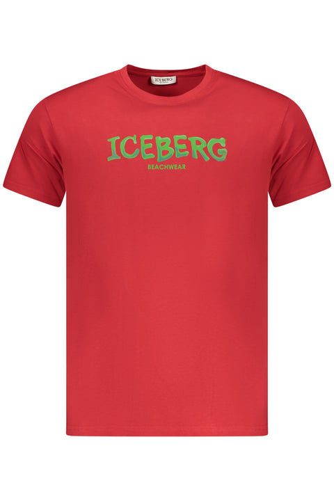 Iceberg T-Shirt Maniche Corte Uomo Rosso