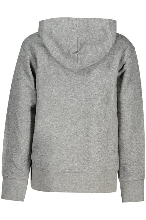 Jordan Felpa Con Zip Bambino Grigio