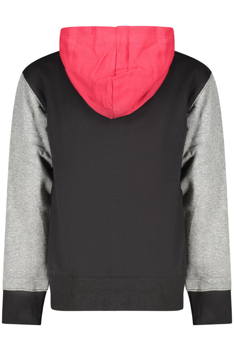 Jordan Felpa Con Zip Bambino Nero
